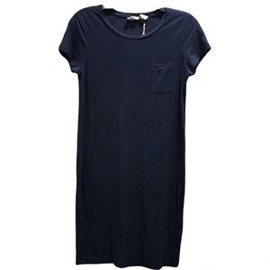 Beacan Cove navy blue tee shirt maxi dress size small